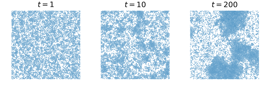 MIPS of pairwise forces active particles